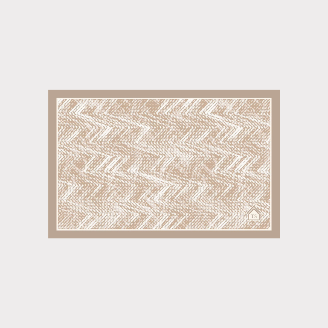 Wool Bath Mat - Beige