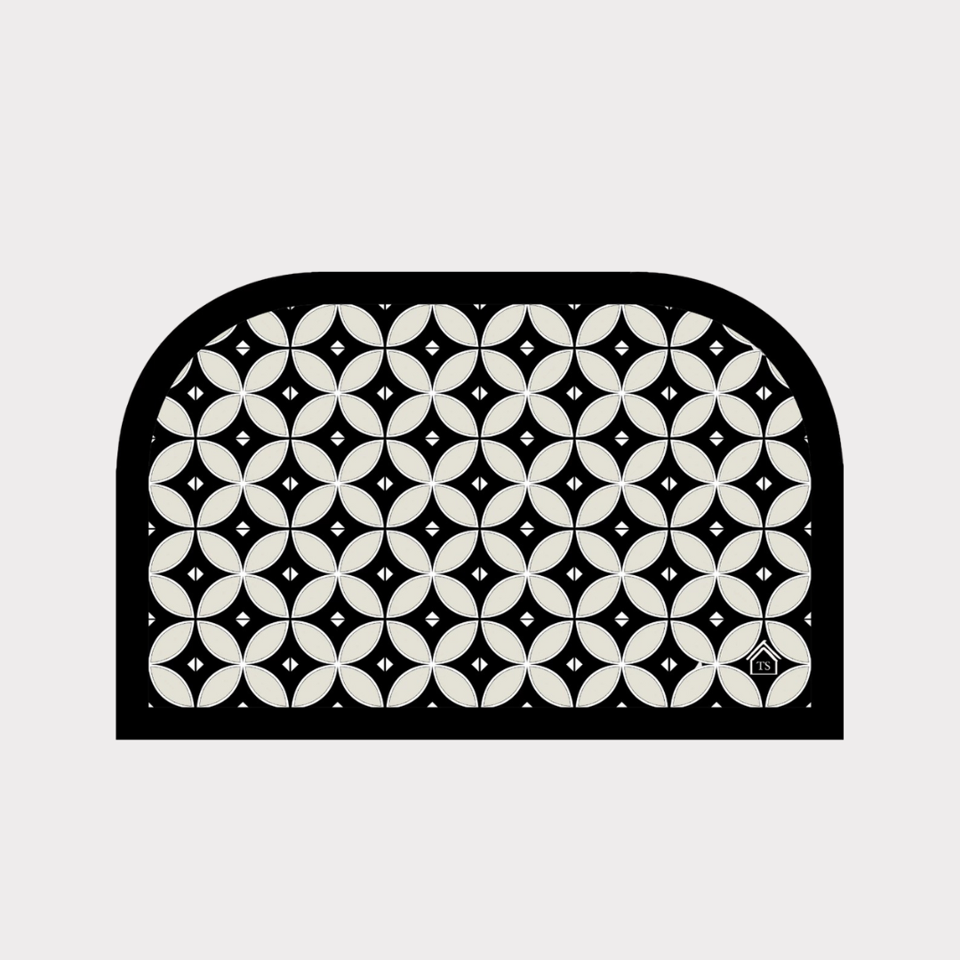 Soft Diamond Bath Mat - Petal