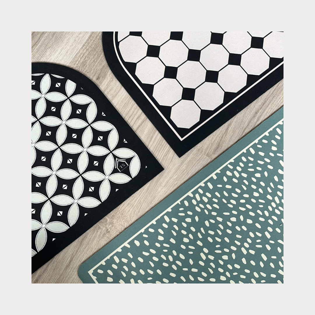 Soft Diatomite Bath Mat - Spots