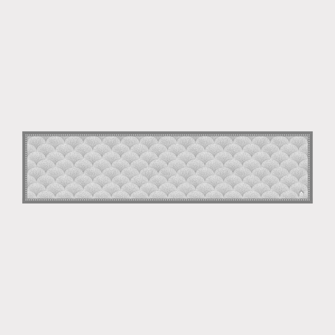PVC Waterproof Table Runner - Grey Shell