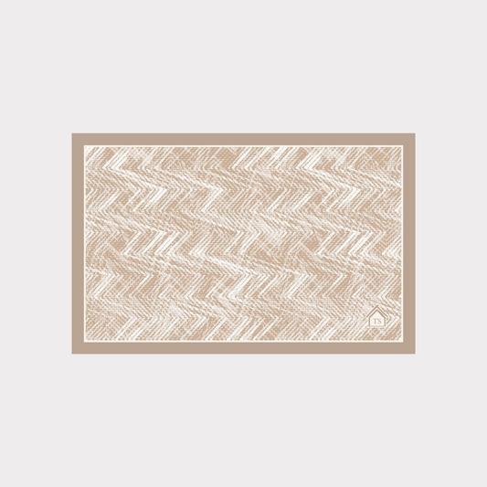 Wool Bath Mat - Beige