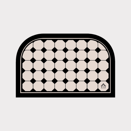 Soft Diatomite Bath Mat - Diamond
