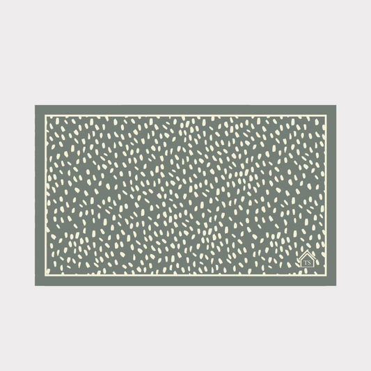 Soft Diatomite Bath Mat - Spots