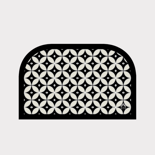 Soft Diamond Bath Mat - Petal